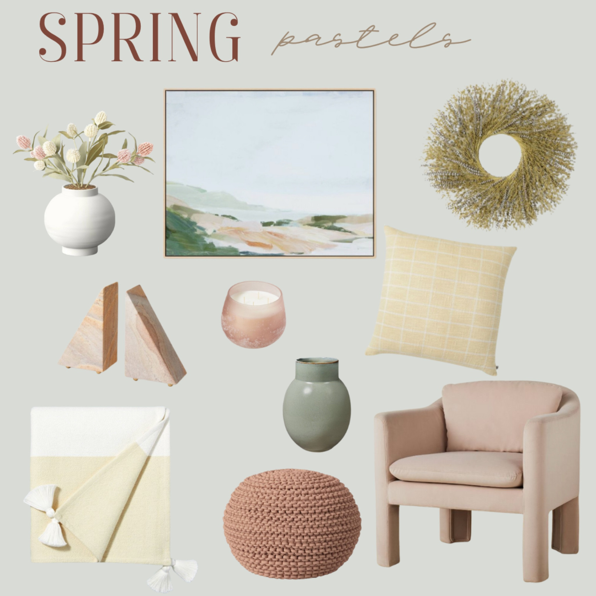 If you’re anything like me and neutral is your favorite color — I understand how daunting it can be to add some color to your space. Don’t worry, I got you 😉 because these lil’ pops of pastel are the perfect subtle way to add some color without it feeling too overbearing. 

#LTKhome #LTKFind #LTKSeasonal