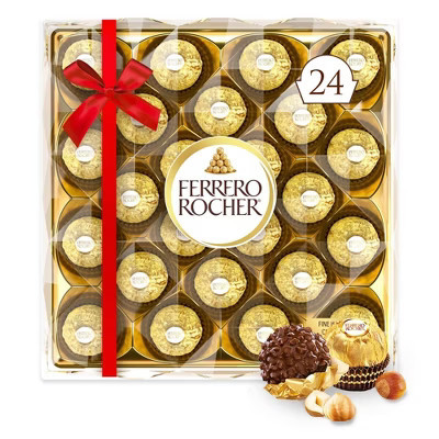 Ferrero Rocher Holiday Chocolate Gift Box - 10.6oz/24ct | Target