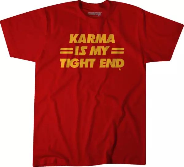 BreakingT Adult 'Karma Is My Tight End' T-Shirt | Dick's Sporting Goods