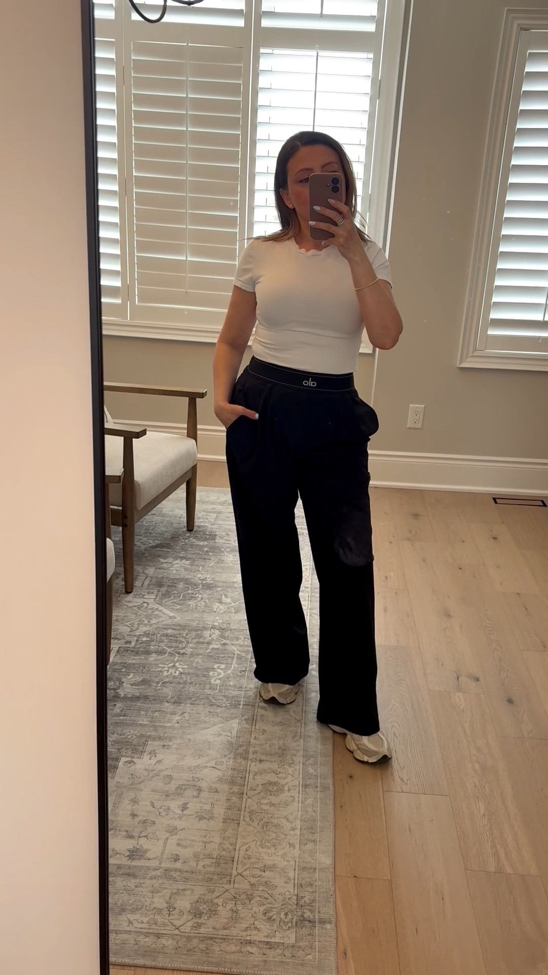 Casual but still put together! 
These pants though🙌 love them! This tshirt is one of my fave. I have them in multiple colours. 
@Alo Yoga @abercrombie

#LTKcanada #LTKstyletip #LTKpetite