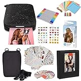 HP Sprocket Portable 2x3 Instant Photo Printer (Black Noir) Starter Bundle | Amazon (US)