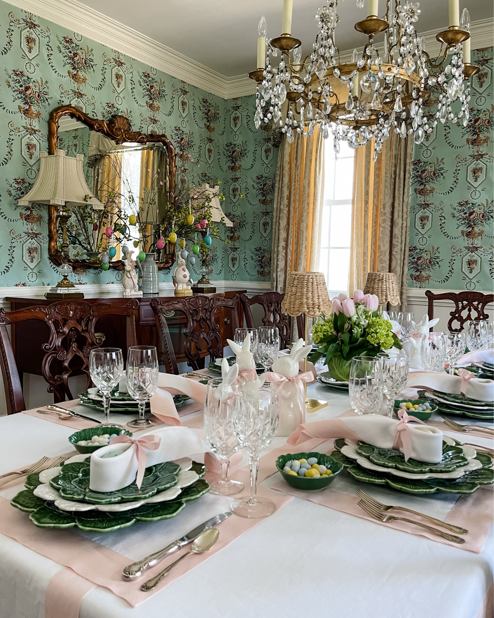 Shop my Easter table 🤍
Linking the bunny ear napkins, geranium tableware, linens, lamps, and all the little details that brought this soft spring tablescape together. Perfect inspiration if you’re setting your table for Easter weekend! 🌷🐇✝️

#LTKHome #LTKSeasonal