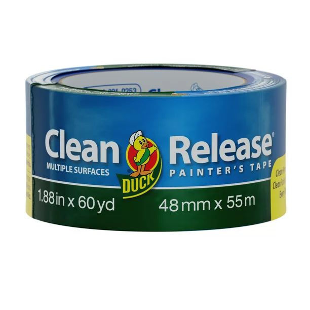Duck Clean Release 1.88 in. x 60 yd. Blue Painter's Tape | Walmart (US)