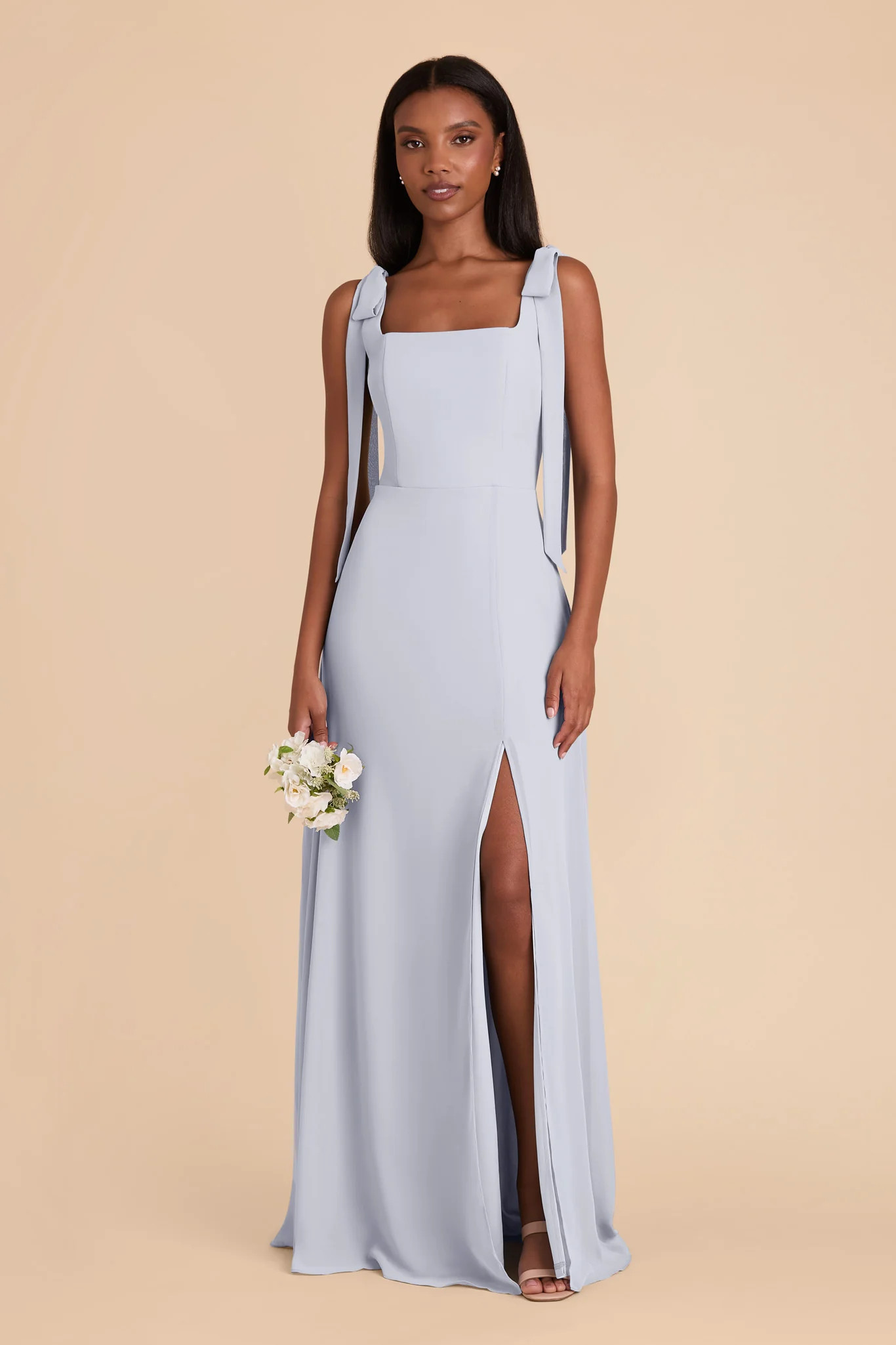 Alex Convertible Dress Chiffon - Ice Blue | Birdy Grey