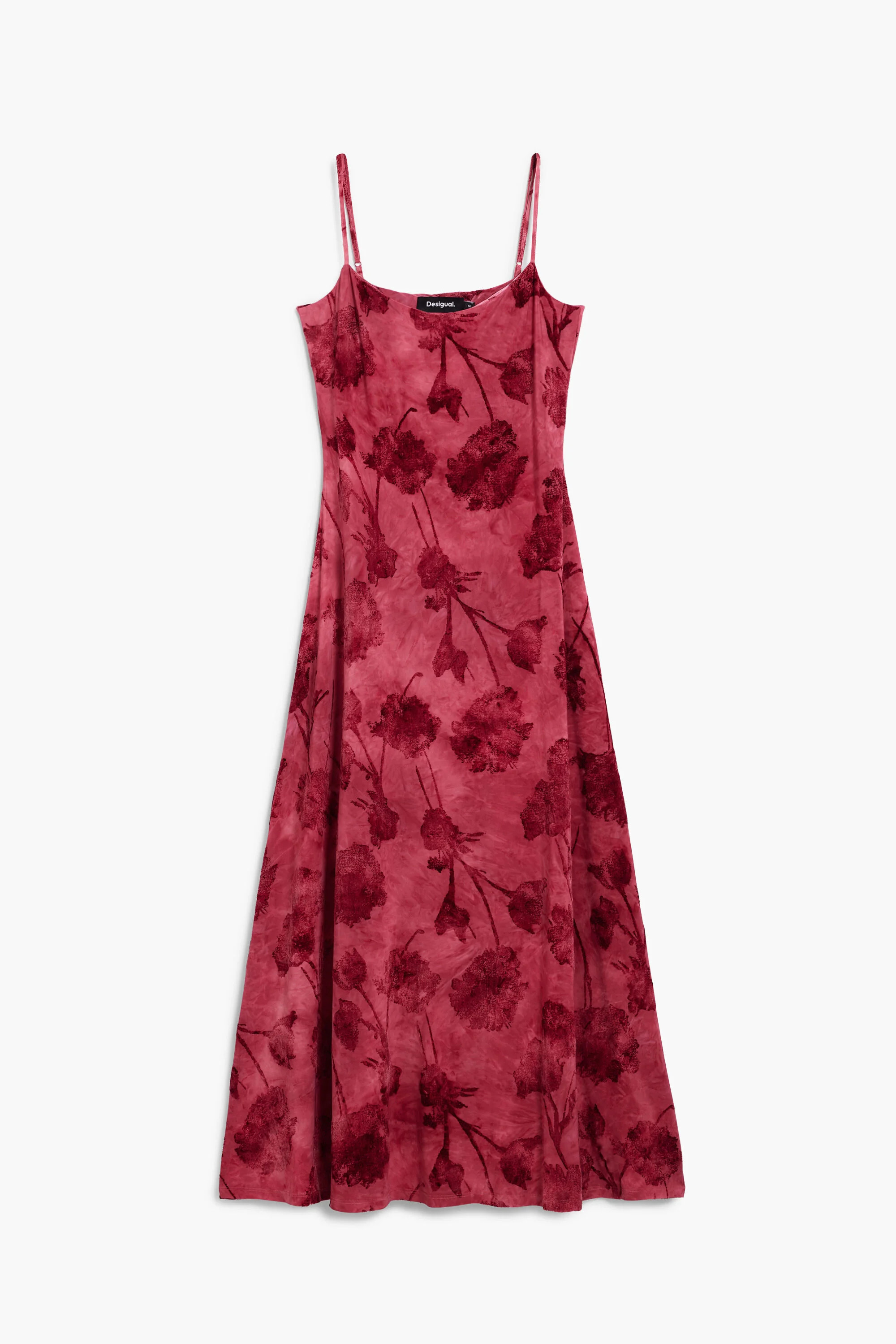 Flocked strap dress | Desigual USA,CA