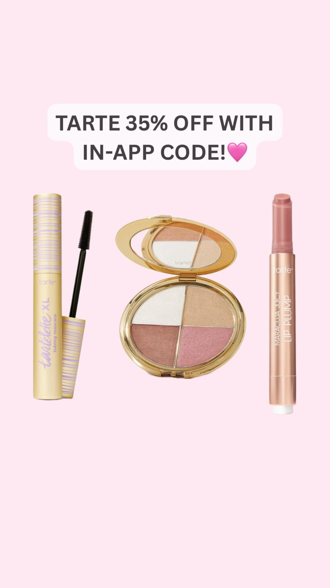 happy LTK spring sale! get 35% on Tarte by copying the in app code to use at checkout! 


LTK spring sale, Tarte, makeup, GRWM, Tarte sale, maracuja juicy lip plump, tarte mascara

#LTKgrwm #LTKBeauty #LTKSpringSale