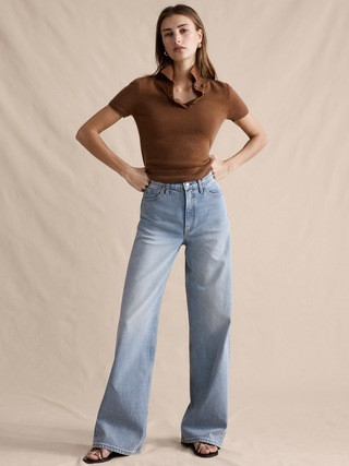 The Icon Classic Wide-Leg Jean | Banana Republic (US)