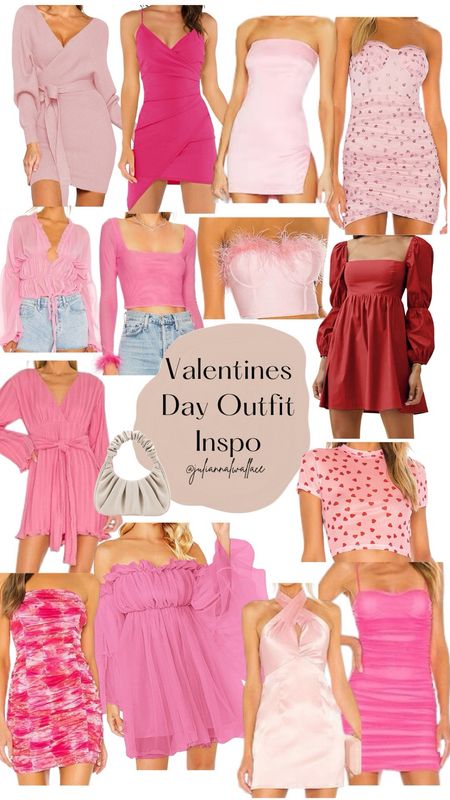 Valentine’s Day outfit inspo
Pink dress 
Red dress 
Pink top 

#LTKparties #LTKU #LTKSeasonal