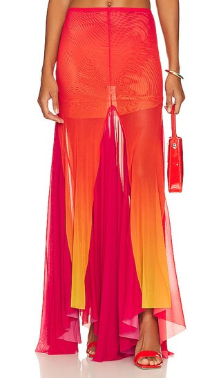 Tasha Skirt in Fuchsia Multi | Revolve Clothing (Global)