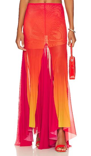 Tasha Skirt in Fuchsia Multi | Revolve Clothing (Global)