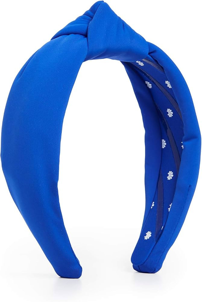Lele Sadoughi Women's Neoprene Knotted Headband, Royal Blue, One Size | Amazon (US)