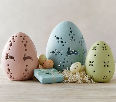 Paper Mache Luminary Eggs | Pottery Barn Kids