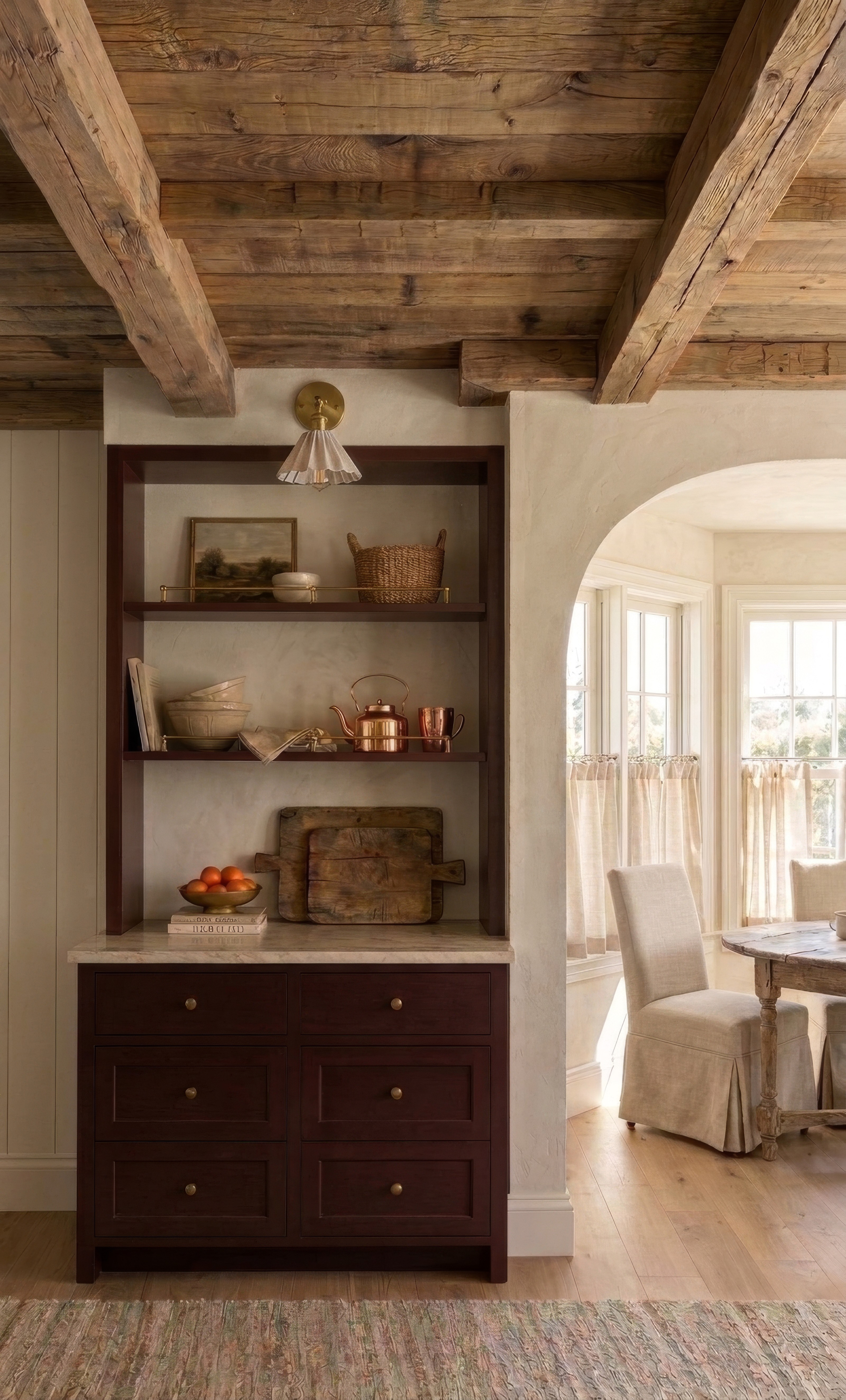 A little nook that feels like it’s been collected over time 🤎
 

 #LTKHome #LTKSaleAlert