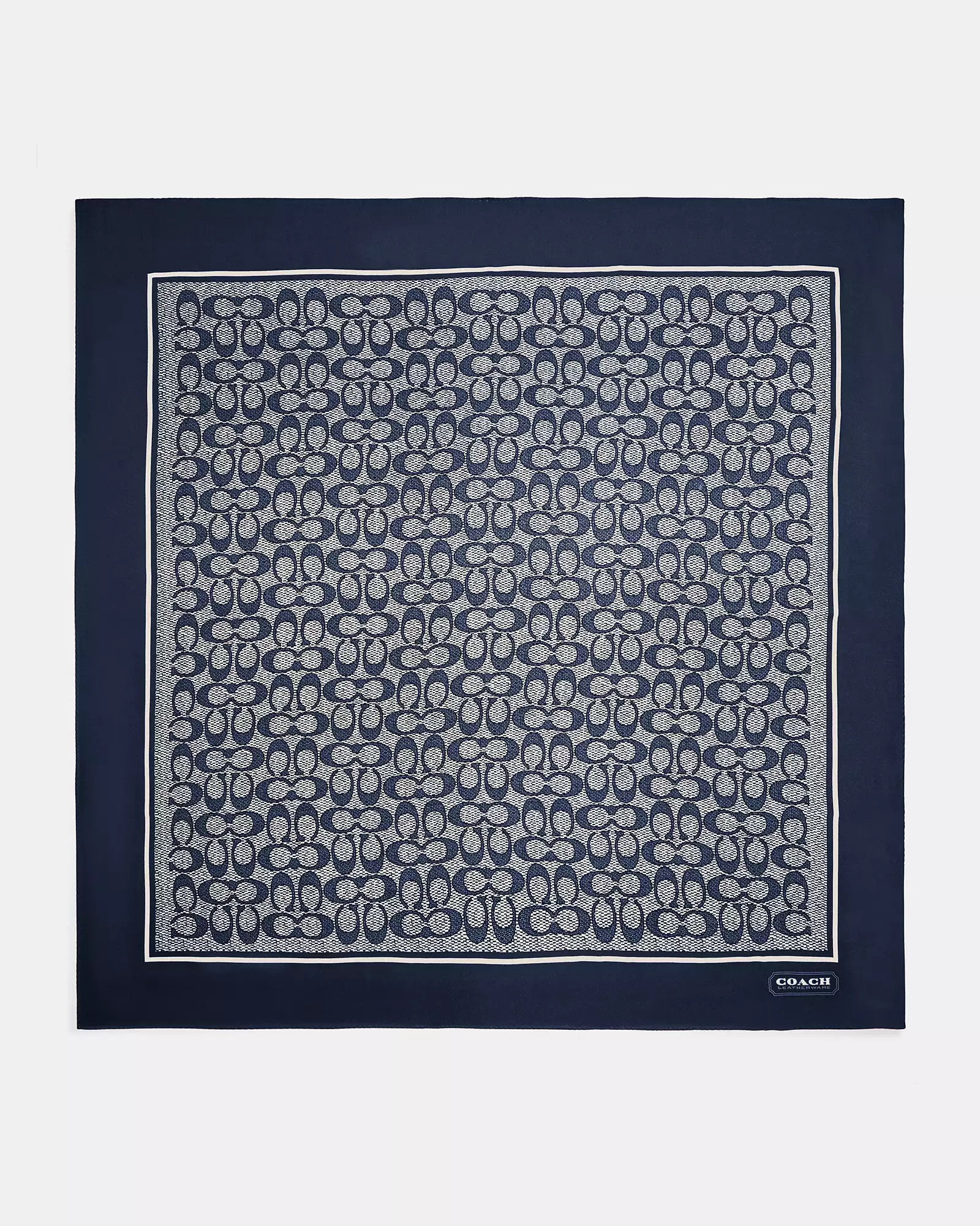 Textured Signature Print Silk Square ScarfRating5.0$95Color: Midnight NavyAdd to BagADDING TO BAG... | Coach (US)