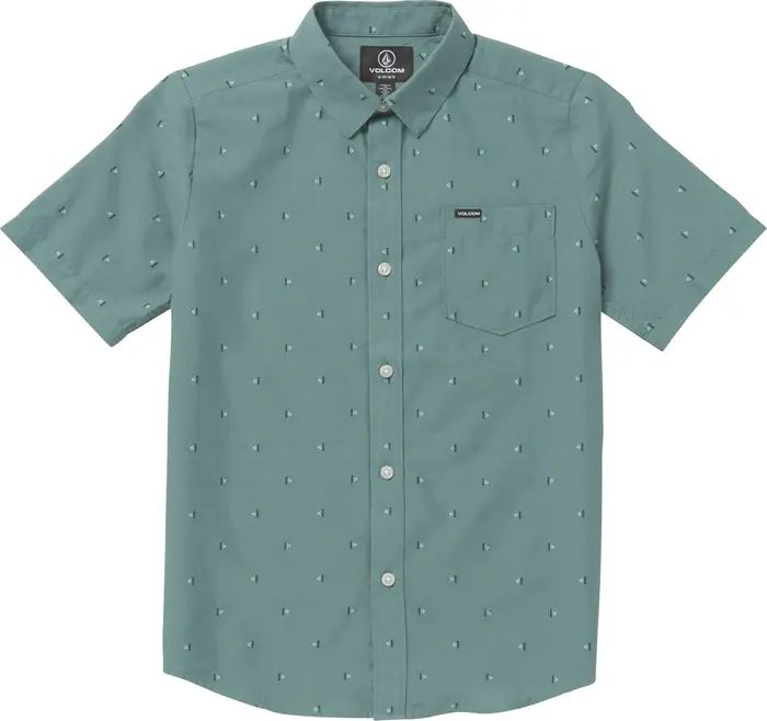Kids' Mistere Short Sleeve Button-Up Shirt | Nordstrom