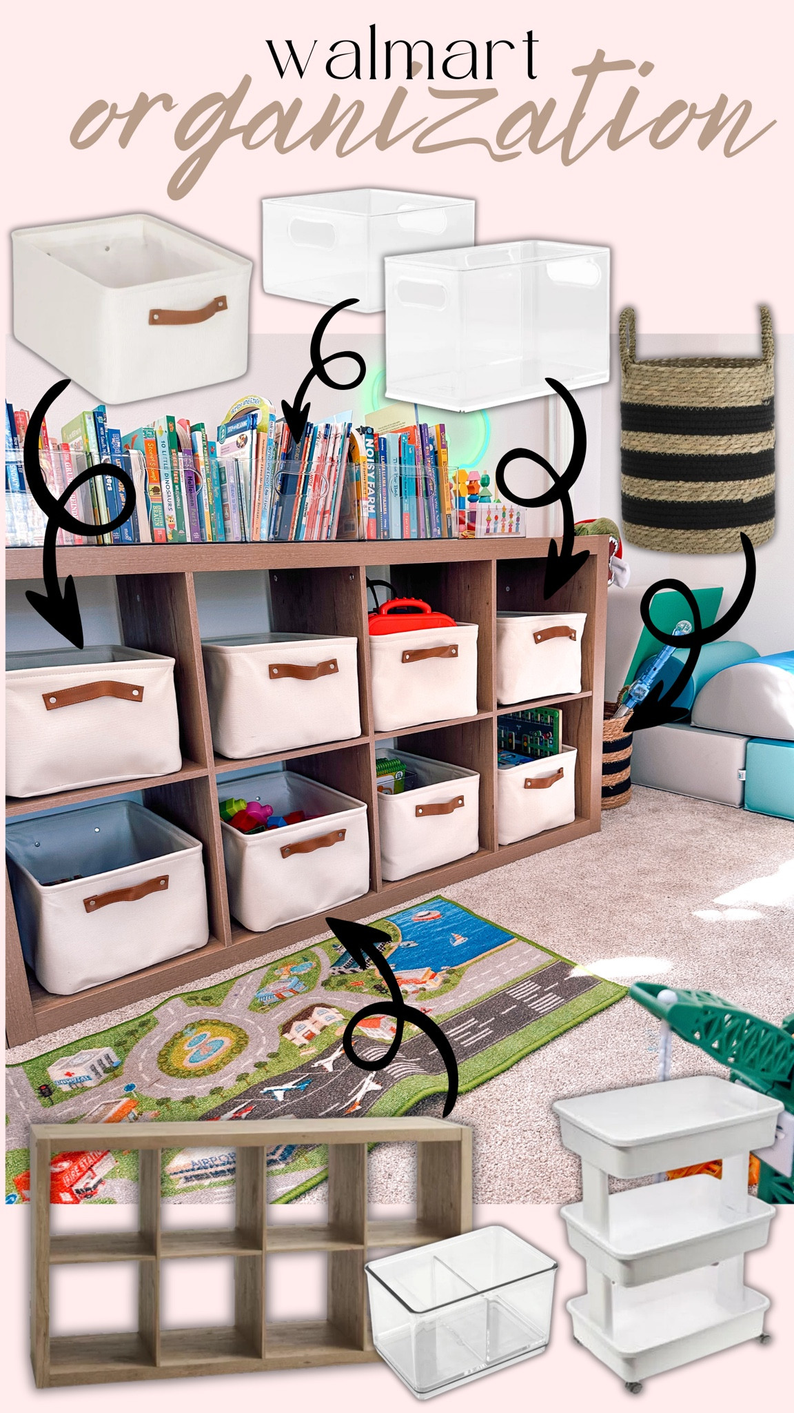 Walmart Playroom organization! Linking alll the best bins for your organization era!!

#LTKfindsunder50 #LTKhome #LTKkids