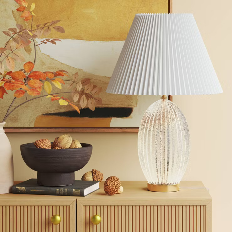 Large Pleated Lamp Shade White - Threshold™ | Target