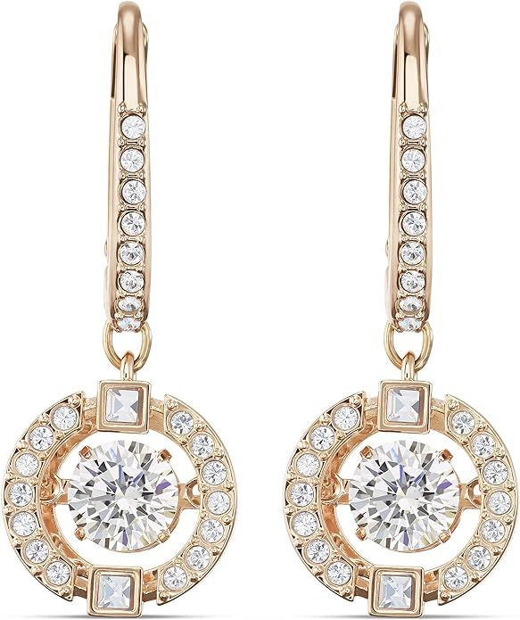 SWAROVSKI Women's Sparking Dance Crystal Jewelry Collection, Rose Gold Tone Finish | Amazon (US)