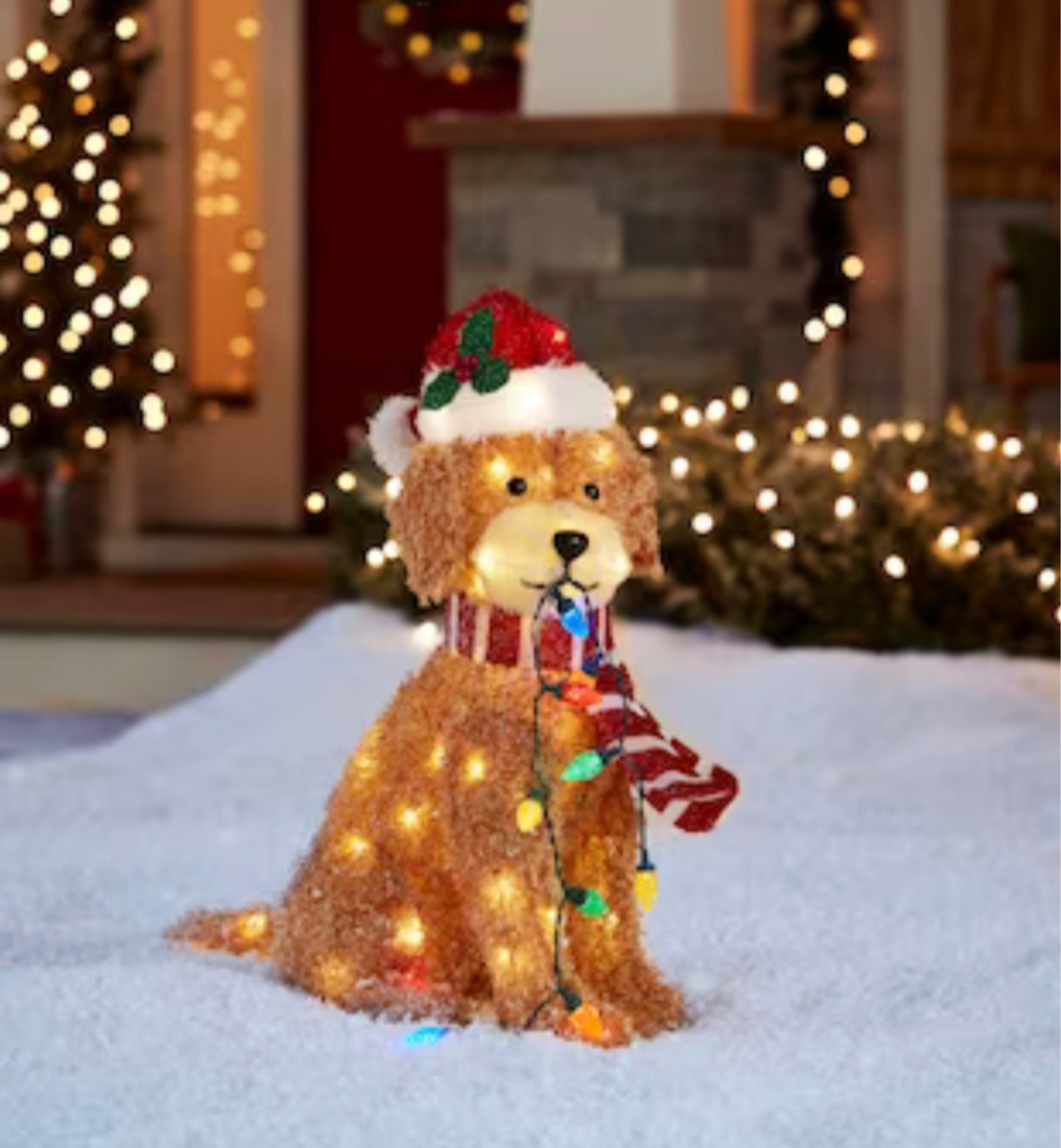Holiday doodle 
Golden doodle decor 
Christmas decor
Dog mom finds
Christmas light up dog


#LTKhome #LTKHoliday #LTKfamily