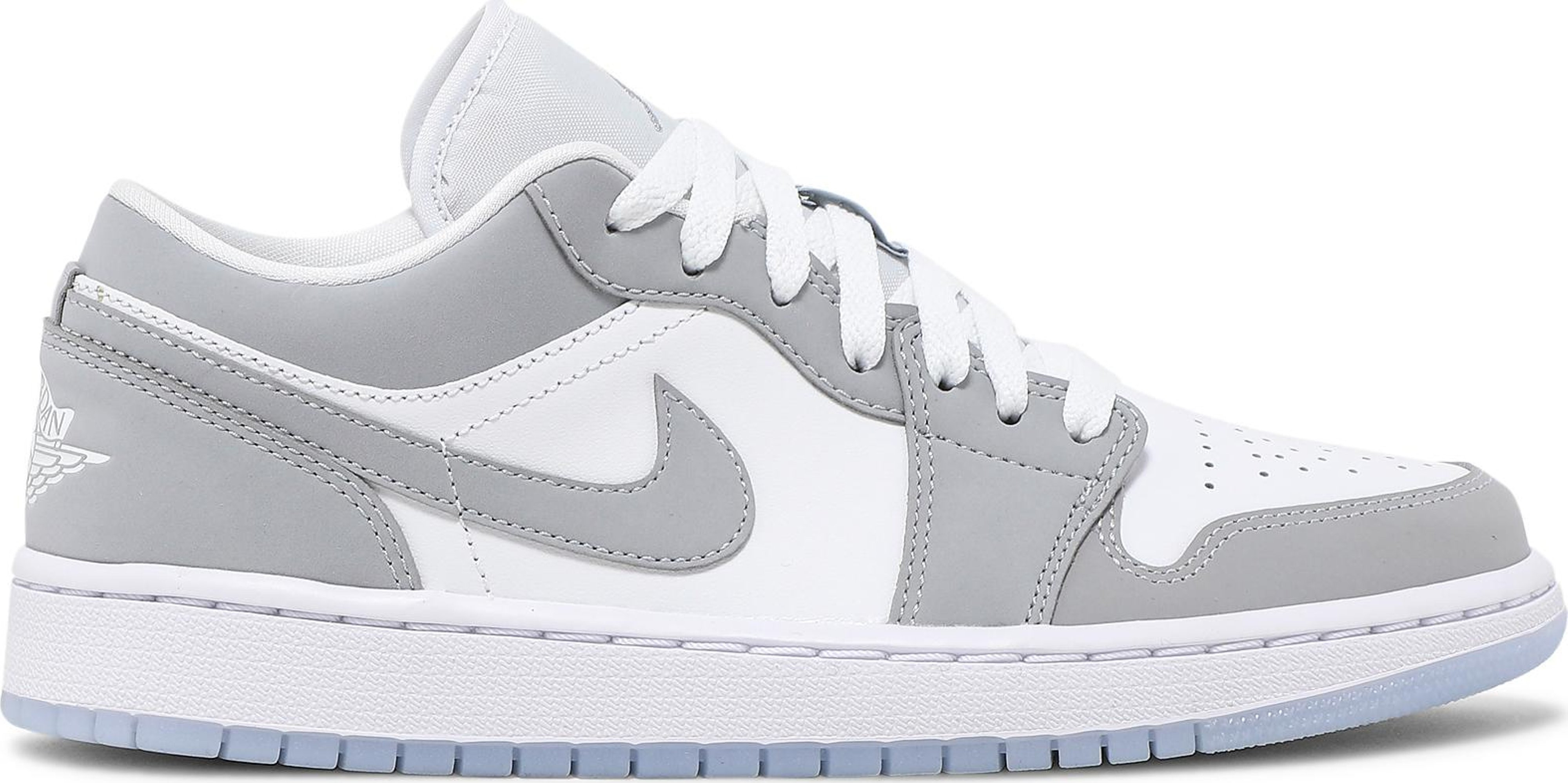 Wmns Air Jordan 1 Low 'White Wolf Grey' | GOAT