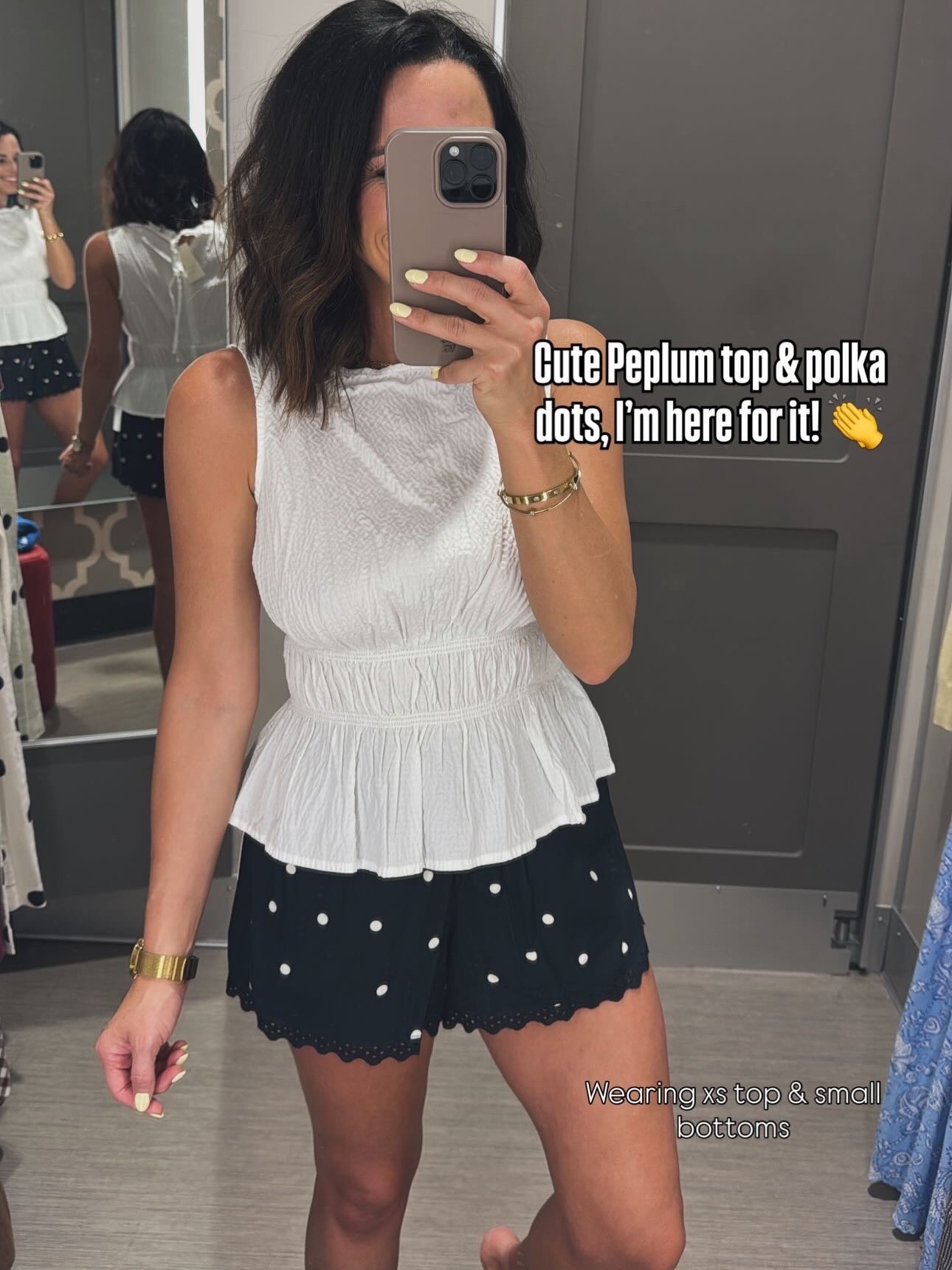 Cutest peplum top and polka dots!🤩 

#targetstyle

#LTKPetite