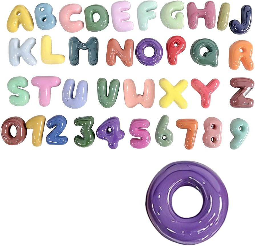4 Inch Gypsum Letter or Number for Wall Decor, Single Alphabet or Digit for Home Decor Party Deco... | Amazon (US)