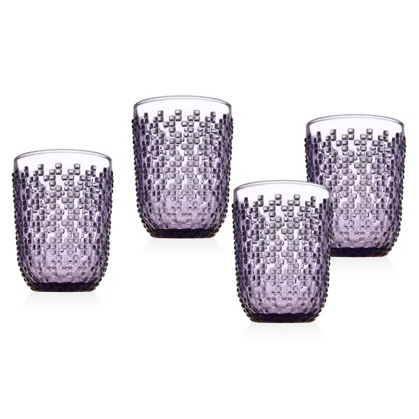 Alba Amethyst 8 oz. Whiskey Glass (Set of 4) | Wayfair North America