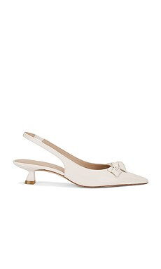 Stuart Weitzman Rosie 35 Slingback in Cream from Revolve.com | Revolve Clothing (Global)