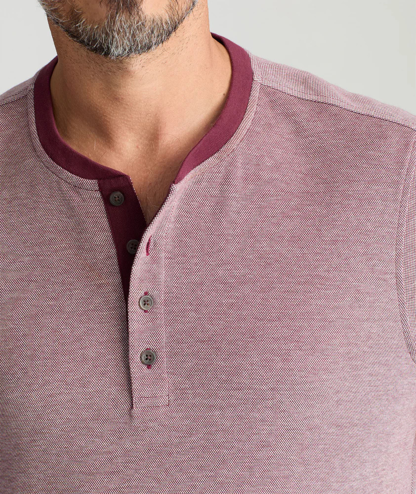 Cotton Pique Henley | UNTUCKit (US)