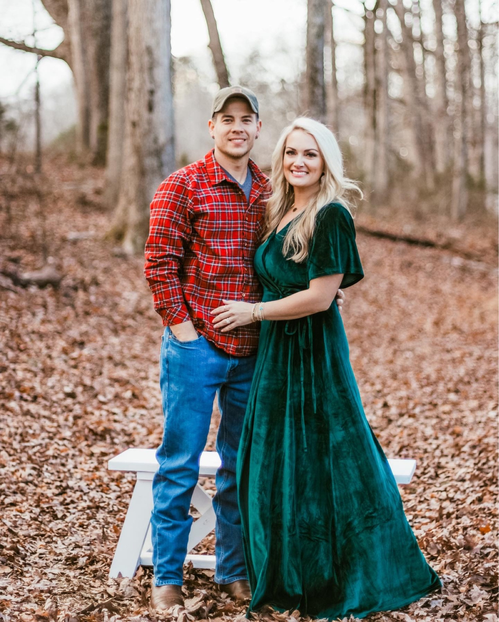 This dress was the perfect dress for our family pictures! I love that it is a wrap dress & velvet! It was so comfortable! It could also be perfect for a maternity dress! 

#LTKbump #LTKunder100 #LTKHoliday