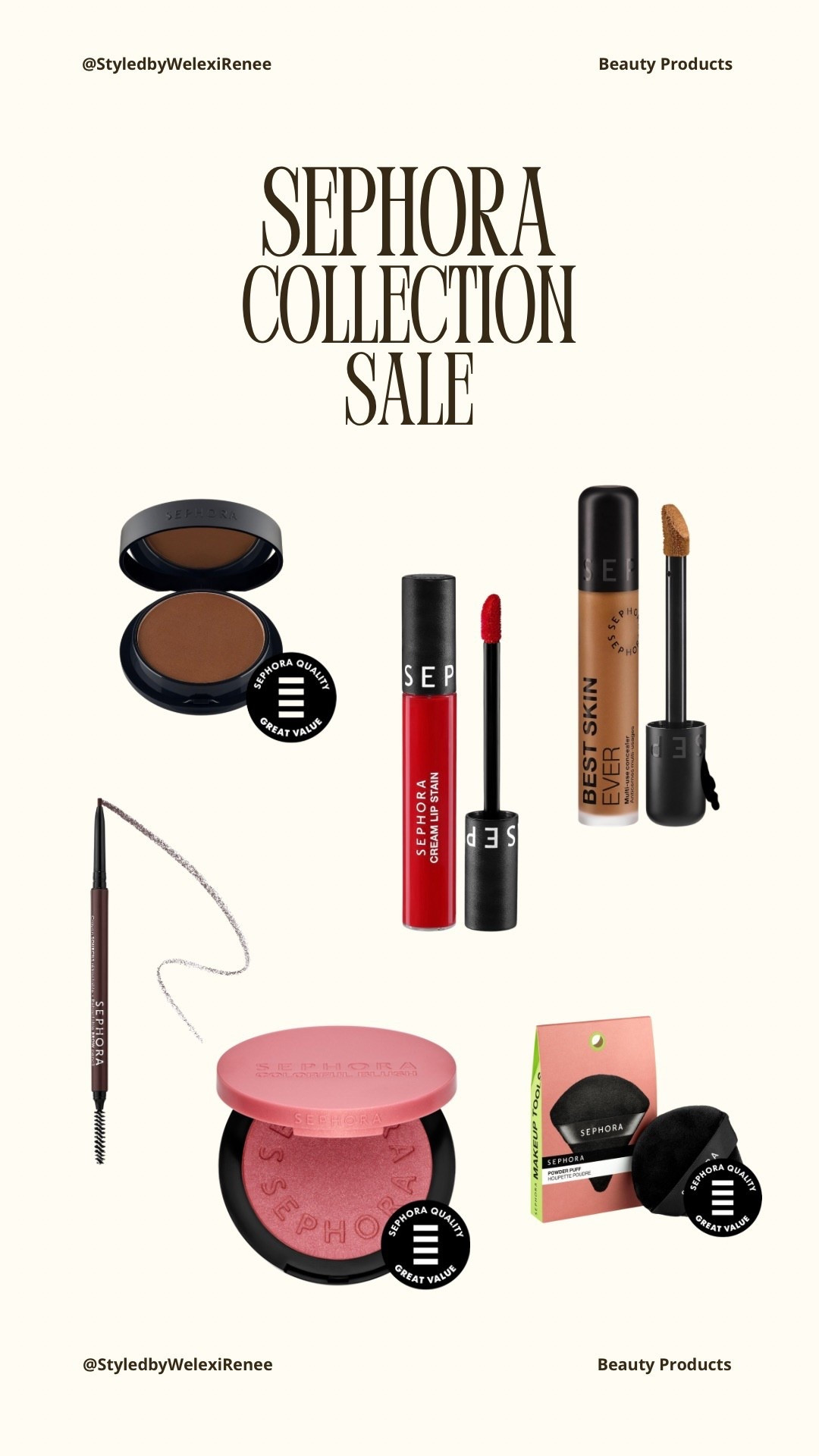 Sephora’s collection sale is now going on. 30%off Sephora collection 10/31- 11/15  and 15% off VIB starts 11/4-11/10. Here are some of the beauty products I had to replenish  

#LTKFindsUnder50 #LTKBeauty #LTKFindsUnder100