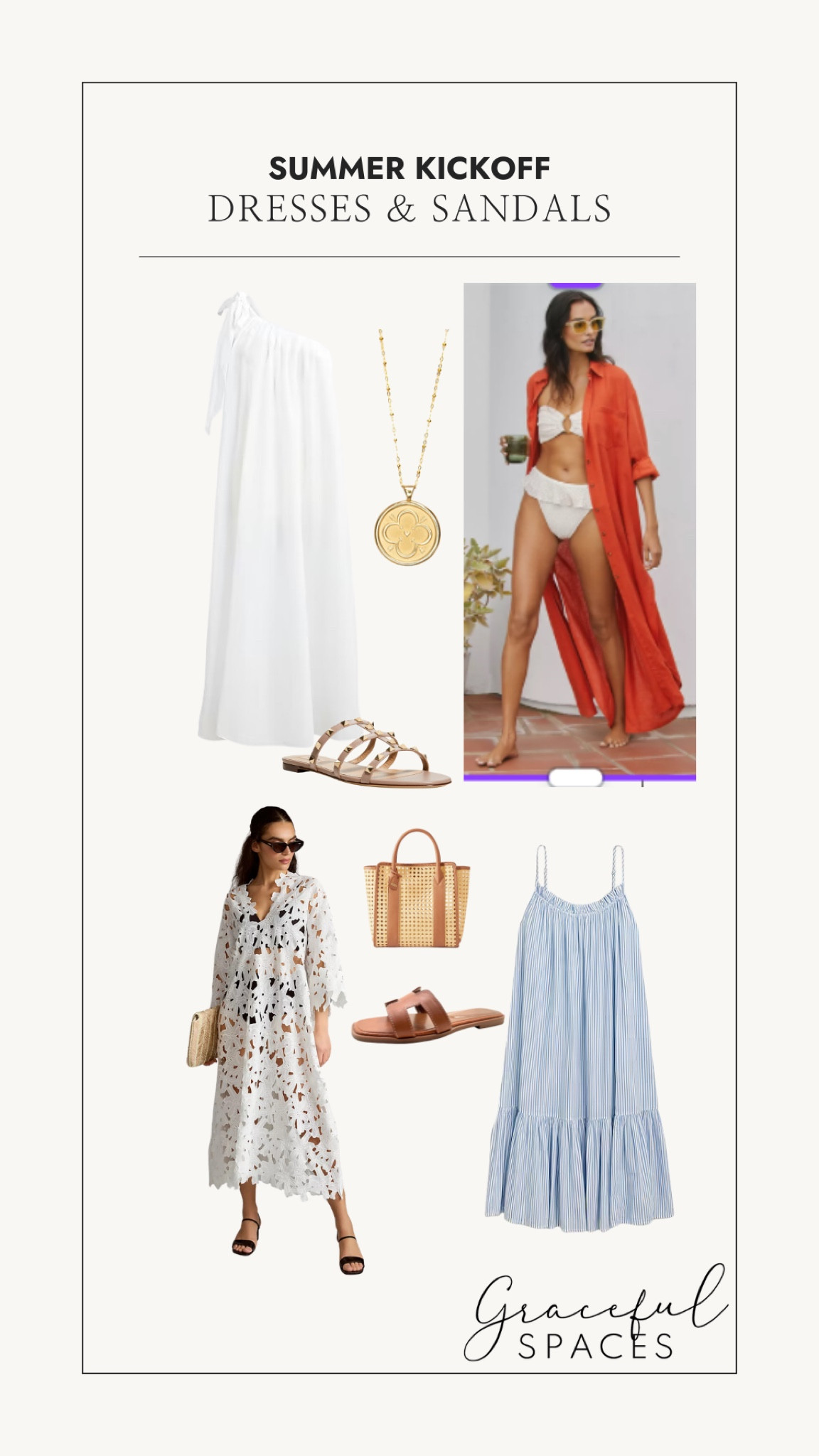 Summer is here! ☀️ 
It’s time for flowy dresses and cute accessories!
#summerdresses #whitedress #sandals

#LTKSeasonal #LTKStyleTip #LTKShoeCrush