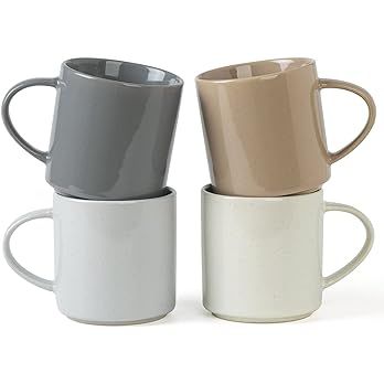 famiware Nebula 4 Pieces Coffee Mug, 14 oz Catering Mugs with Handle for Coffee, Tea, Cocoa, Milk... | Amazon (US)