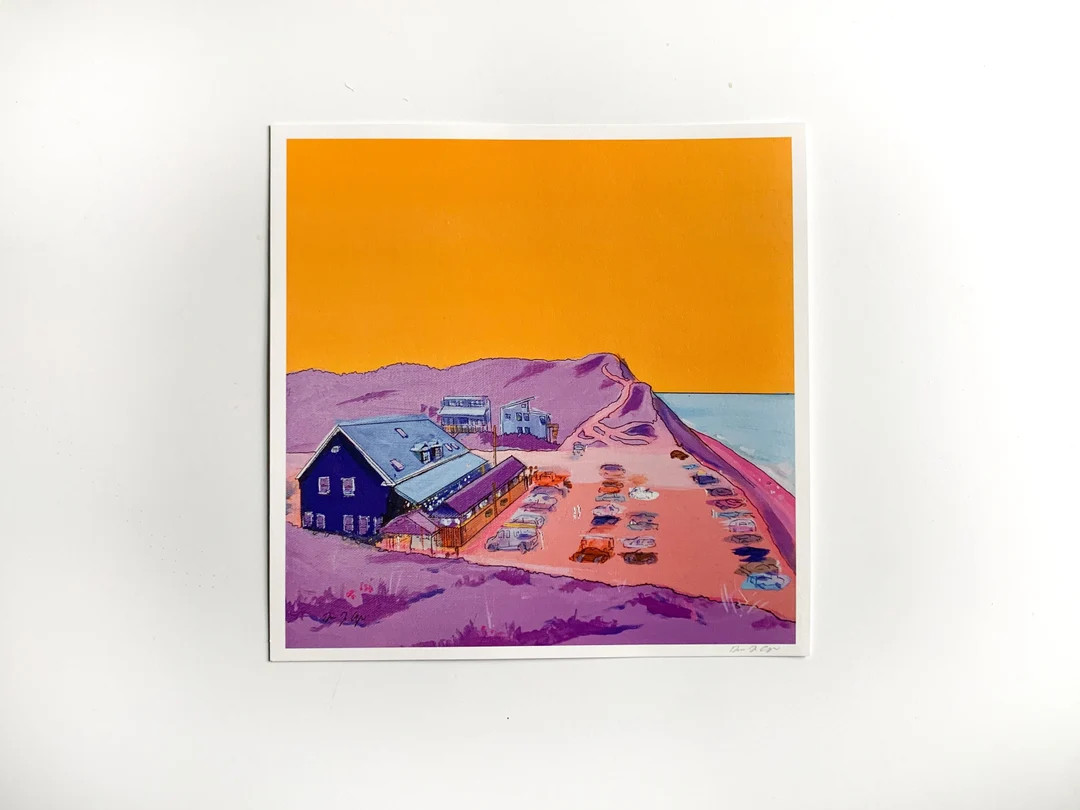 Wellfleet Beachcomber Premium-quality Print gicleé  Pop Art - Etsy | Etsy (US)