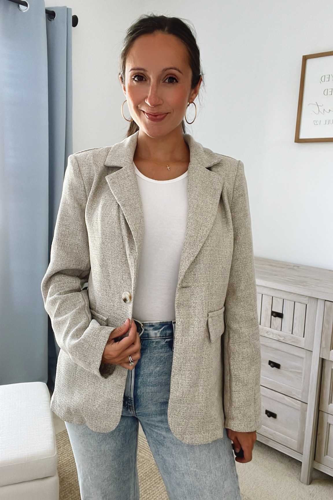 Casual work outfit 
Blazer outfit 
Work ootd
Neutral outfit 


#LTKfindsunder50 #LTKworkwear