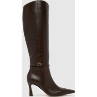 schuh Demi Knee High Boots in Brown, Size: 5 (EU 38) | Schuh