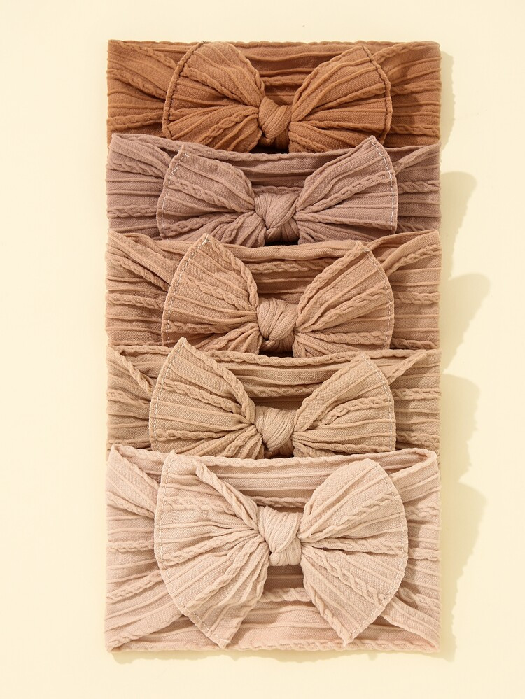 5pcs Baby Bow Decor Headband | SHEIN