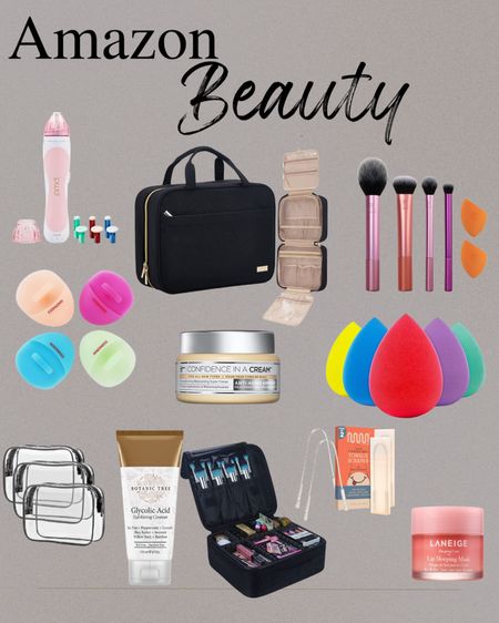 Amazon beauty favorites! Beauty and makeup picks travel bag! Hydrating moisturizer for dry skin! Tongue scrappers, clear travel bags, 

#LTKbeauty #LTKsalealert #LTKFind