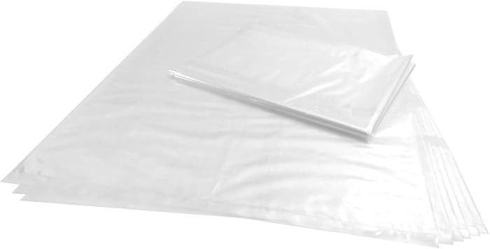 Wowfit 100 CT 16x20 1.1 Mil Large Clear Poly Bags for Packaging, Flat Open | Amazon (US)