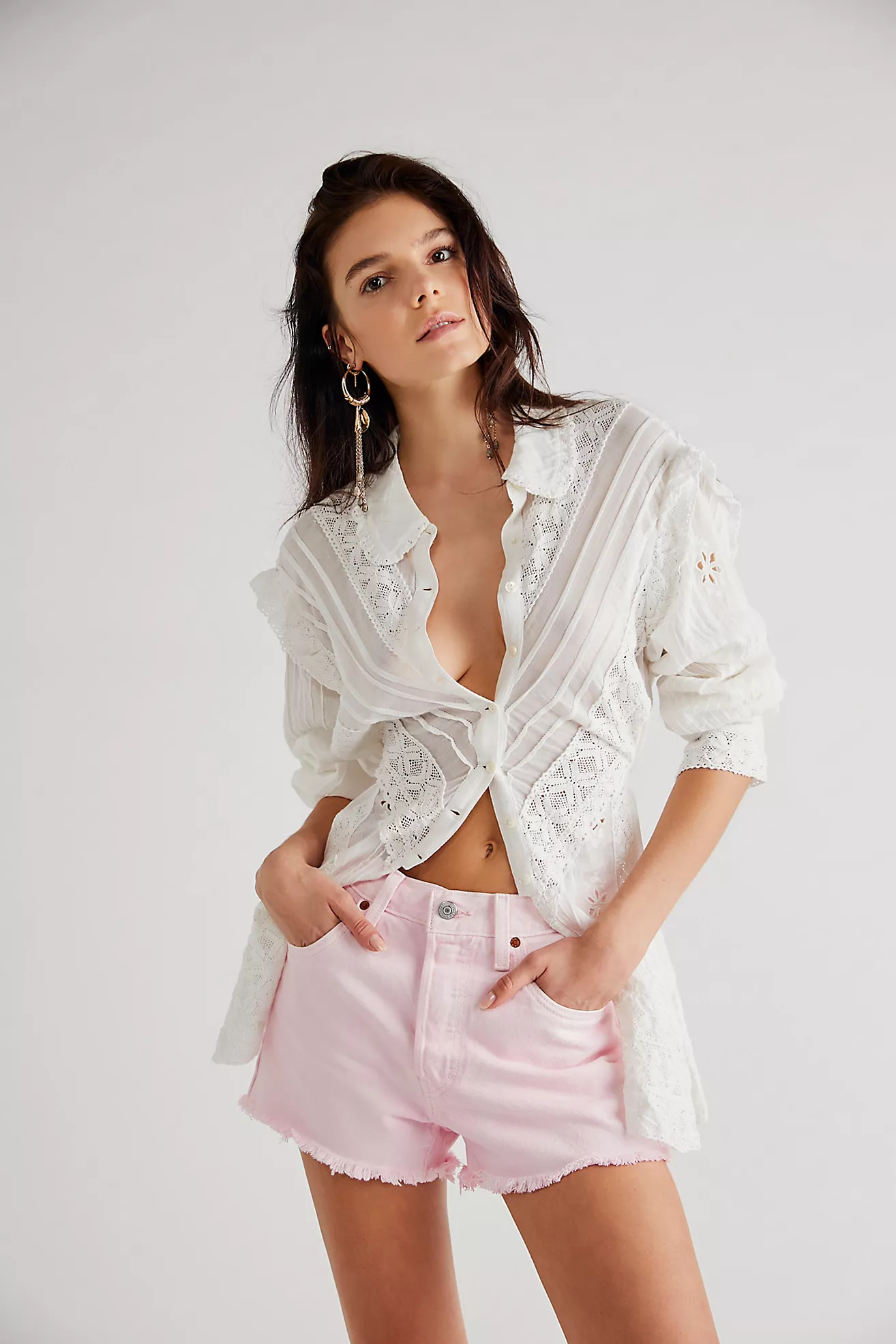 Levi’s 501 High-Rise Denim Shorts | Free People (Global - UK&FR Excluded)
