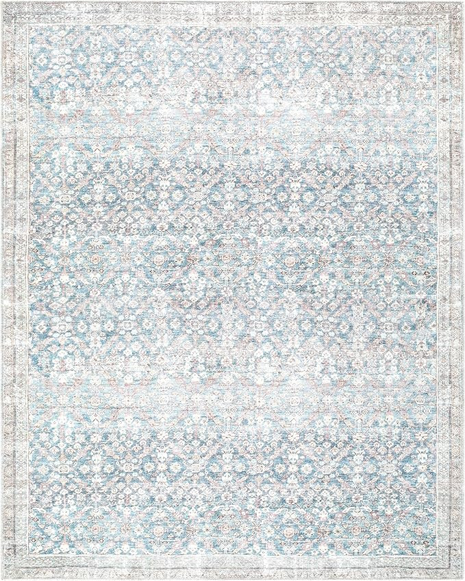 Livabliss x Jenni Yolo Home Amelia Traditional Area Rug, 5'3" x 7', Emerald | Amazon (US)