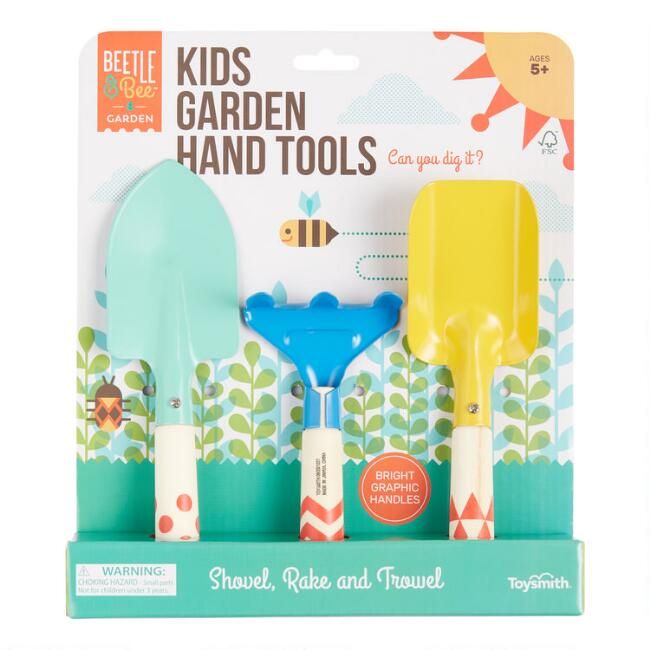 Toysmith Kids Gardening Tools 3 Piece Set | World Market