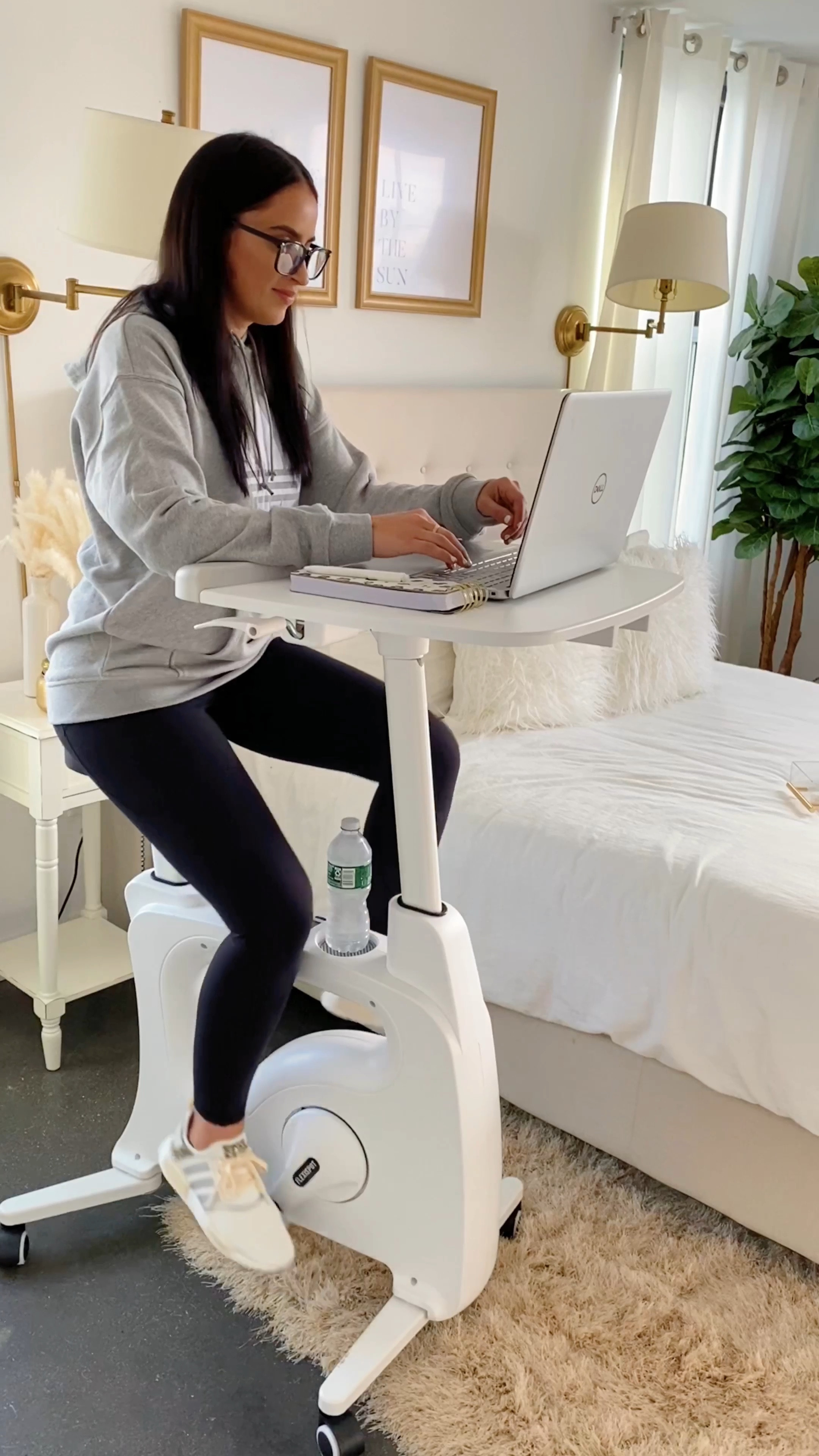 exercise bike standing up