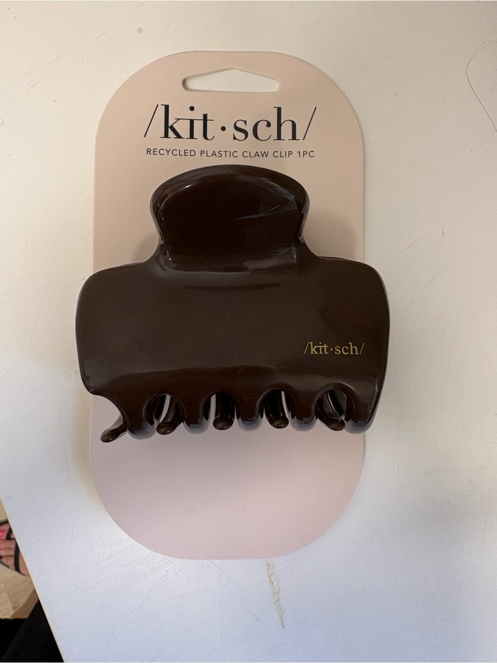 Kitsch Chocolate Brown Recycled Plastic Large Claw Clip | Poshmark