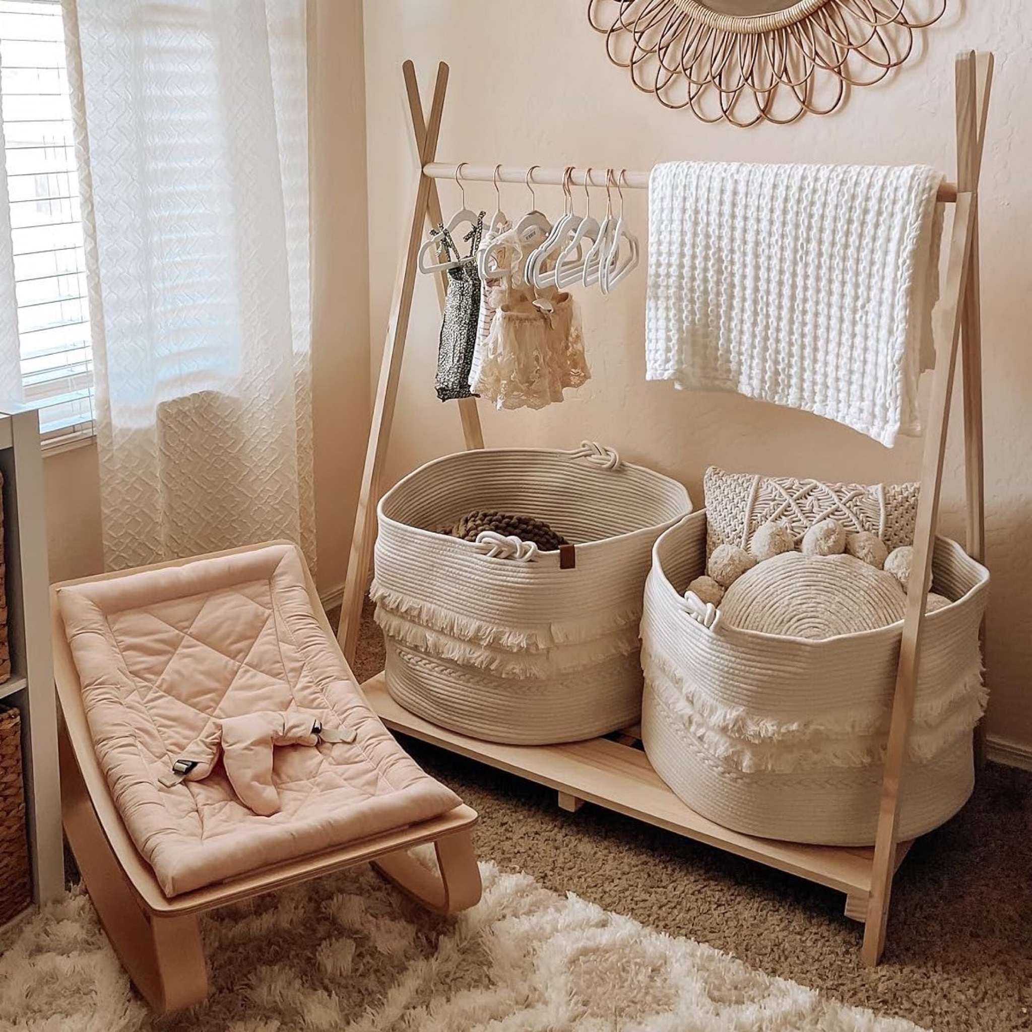 Beautiful wooden baby nursery decor 

#LTKhome #LTKbaby #LTKkids