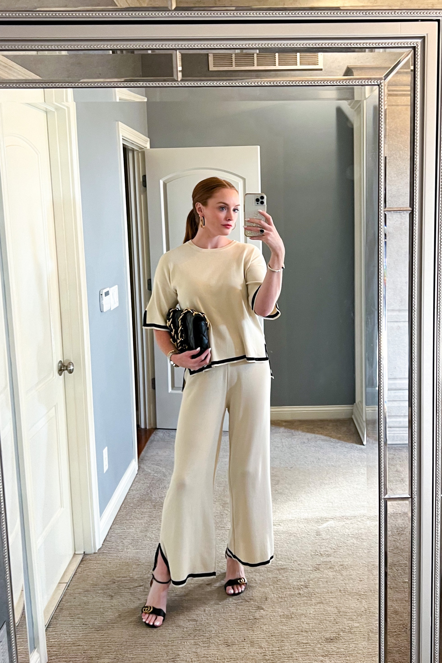 Amazon set for the win!!🖤 This set fits true to size, I’m wearing a medium. Heels fit true to size, I’m wearing a 40 (10). This is very versatile outfit, you can dress it up for dinner or dress it down to relax and travel. Very comfy!! 

Amazon - amazon finds - amazon style - amazon fashion - amazon must haves - affordable style - affordable fashion - 
Amazon set - matching set - Classic- preppy - versatile style - Gucci - Gucci shoes - Gucci heels - everyday style - street style - going out - airport outfit - casual style - bachelorette party - honeymoon - travel
Outfit - travel style - fall - fall outfit - fall fashion - work outfit - work style - young professional - black heels - college style - back to school - chic - chic look - old money aesthetic - prime day - amazon - 



#LTKFind #LTKxPrimeDay #LTKshoecrush