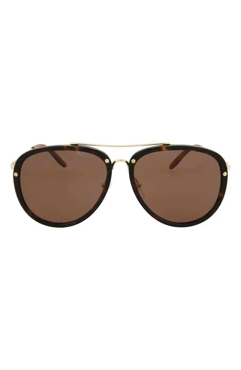 Gucci 56mm Aviator Sunglasses | Nordstromrack | Nordstrom Rack