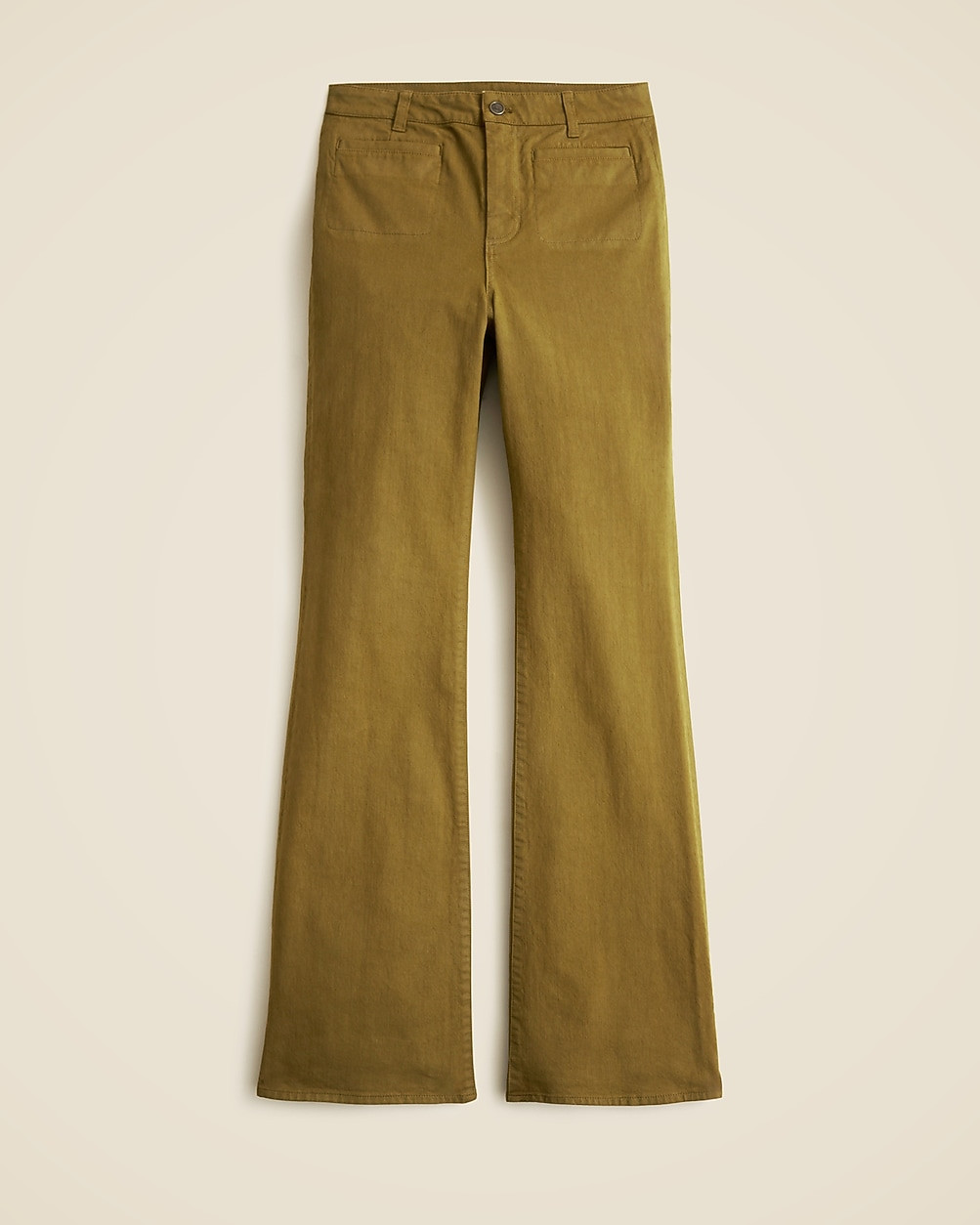 Vintage flare pant in washed twill | J. Crew US