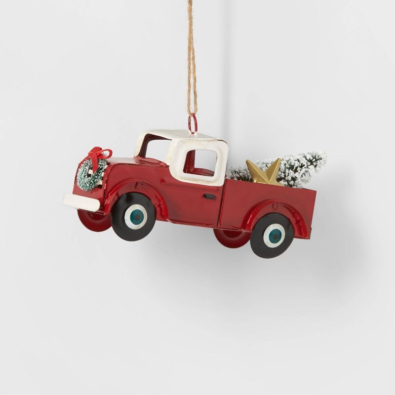 Truck Christmas Tree Ornament - Red - Wondershop&#8482; | Target