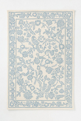 Rifle Paper Co. x Loloi Floral Wool Rug | Anthropologie (US)